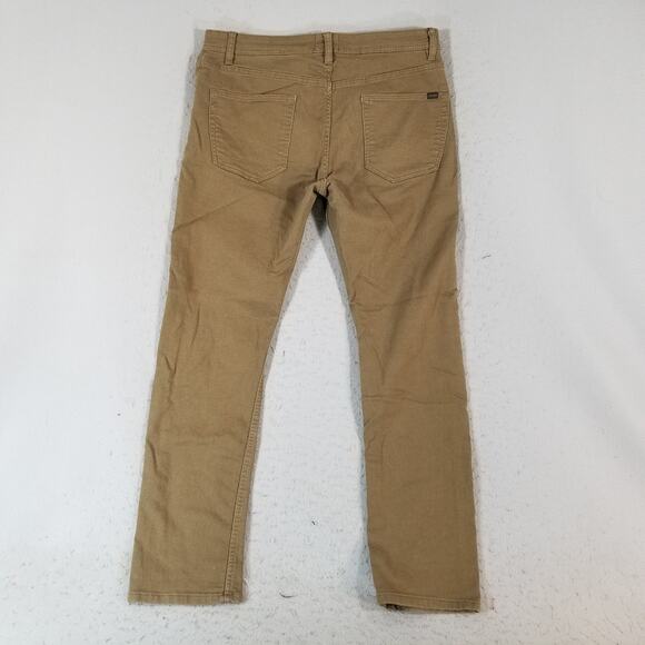 JACHS New York Jeans Mens 36x32 Brown Slim Fit Stretch Five Pocket Casual Pants - Picture 9 of 16